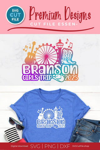 Branson Girls Trip svg, 2025 Branson MO svg-Girls vacation with Friends SVG SVG Cut File 