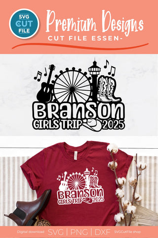 Branson Girls Trip svg, 2025 Branson MO svg-Girls vacation with Friends SVG SVG Cut File 