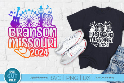 Branson svg, 2024 Branson MO Family Trip SVG-Girls vacation with Friends SVG SVG Cut File 