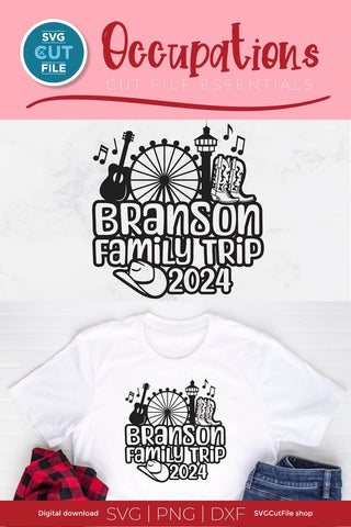 Branson svg, 2024 Branson MO Family Trip SVG SVG SVG Cut File 