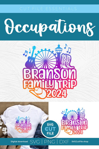 Branson svg, 2024 Branson MO Family Trip SVG SVG SVG Cut File 