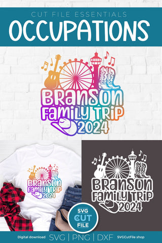 Branson svg, 2024 Branson MO Family Trip SVG SVG SVG Cut File 