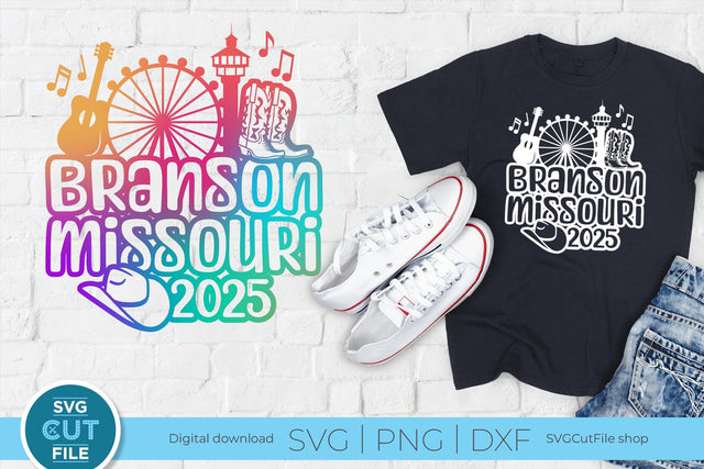 Branson svg, 2025 Branson MO Family Trip SVG-Girls vacation with Friends SVG SVG Cut File 