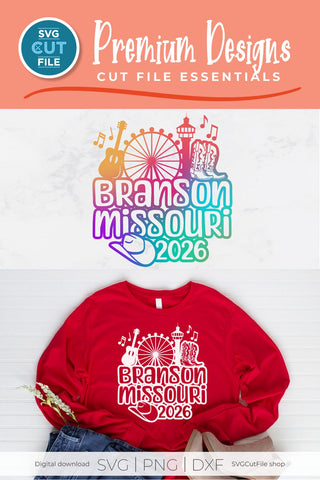 Branson svg, 2026 Branson MO Family Trip SVG design SVG SVG Cut File 