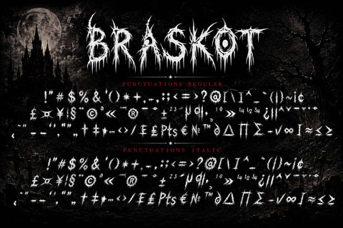 Braskot Font Prasetya Letter 