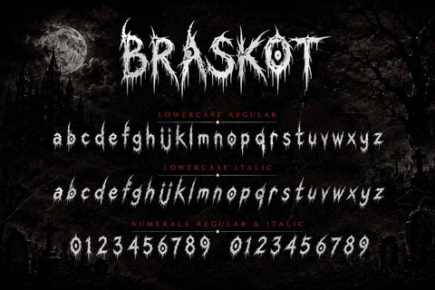 Braskot Font Prasetya Letter 