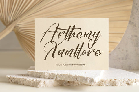 Brasteny Quilerma - Modern Handwritten Font Font Letterena Studios 