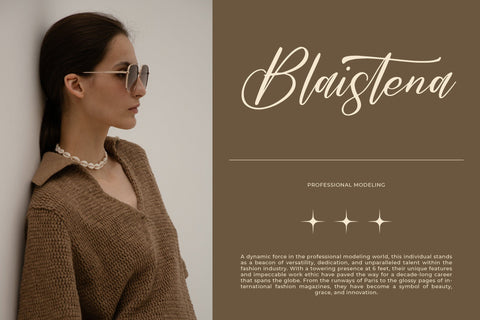 Brasteny Quilerma - Modern Handwritten Font Font Letterena Studios 