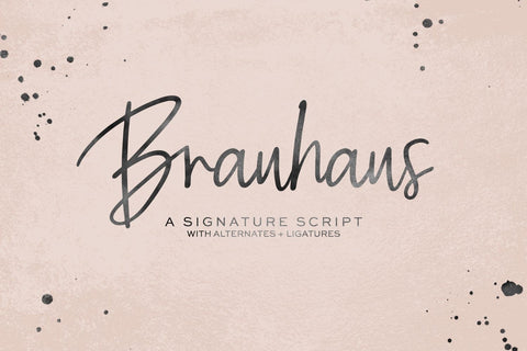 Brauhaus Script Font Font Beck McCormick 