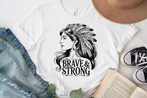 Brave and strong SVG Angelina750 