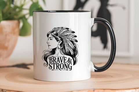 Brave and strong SVG Angelina750 