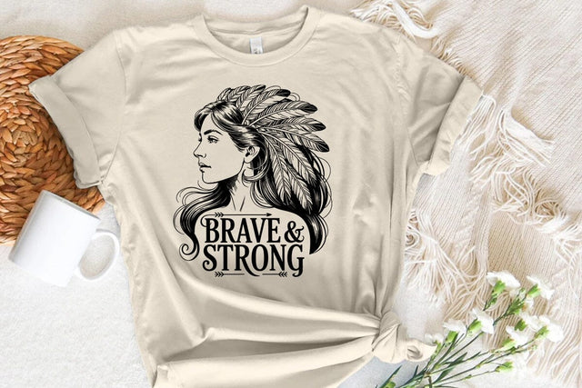 Brave and strong SVG Angelina750 