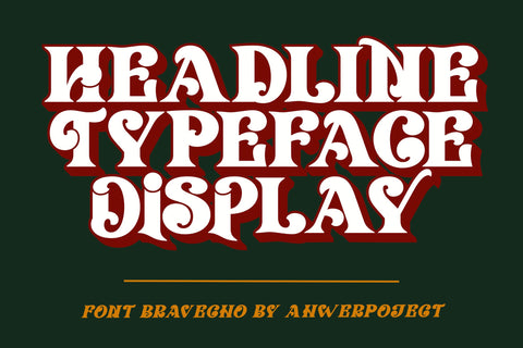 Bravecho Font ahweproject 