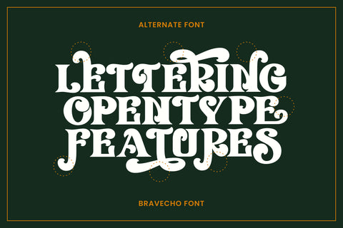 Bravecho Font ahweproject 