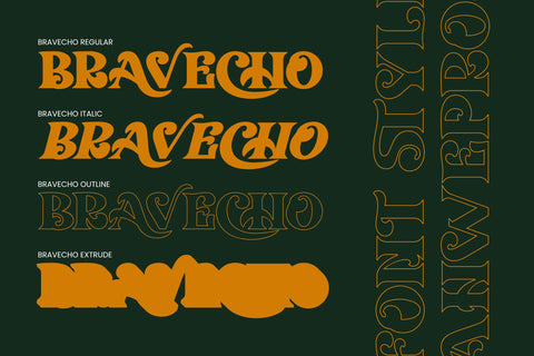 Bravecho Font ahweproject 