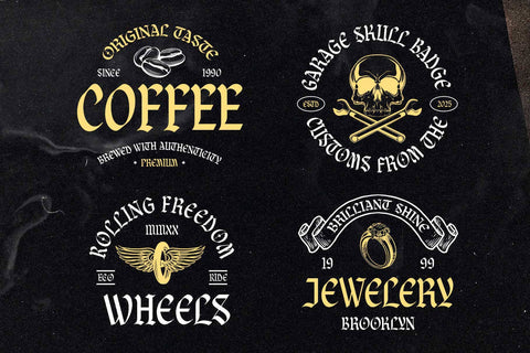 Braveson – Blackletter Style Font Arterfak Project 