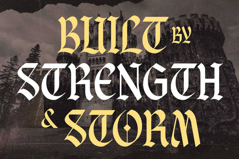 Braveson – Blackletter Style Font Arterfak Project 