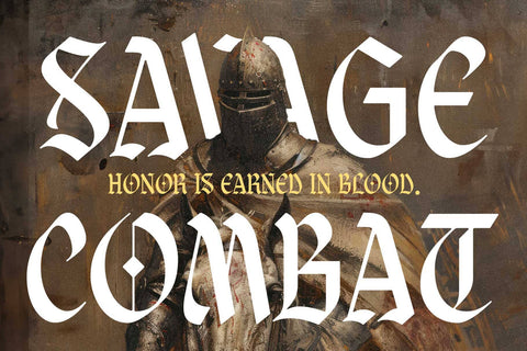 Braveson – Blackletter Style Font Arterfak Project 