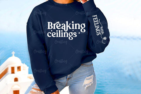 Breaking ceilings Sleeve SVG Design SVG Designangry 