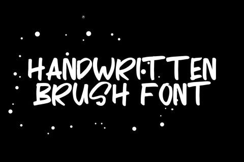 Breakout Handwritten Brush Font Font Yuby 