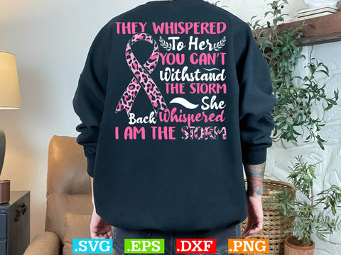 Breast Cancer Awareness Black Women Warrior Pink Ribbon Shirt, Back The Pink Svg, Breast Cancer Png SVG Creativeart88 