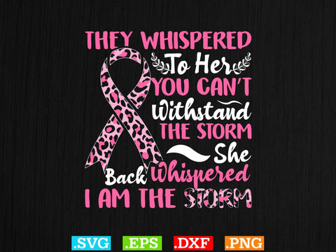 Breast Cancer Awareness Black Women Warrior Pink Ribbon Shirt, Back The Pink Svg, Breast Cancer Png SVG Creativeart88 