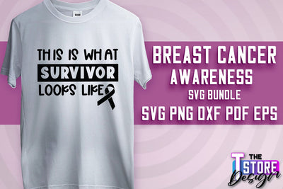 Breast Cancer Awareness | Breast Cancer SVG | Quotes Design | SVG File SVG The T Store Design 