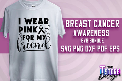 Breast Cancer Awareness | Breast Cancer SVG | Quotes Design | SVG File SVG The T Store Design 