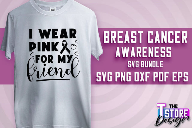 Breast Cancer Awareness | Breast Cancer SVG | Quotes Design | SVG File SVG The T Store Design 
