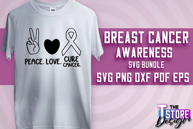 Breast Cancer Awareness | Breast Cancer SVG | Quotes Design | SVG File SVG The T Store Design 