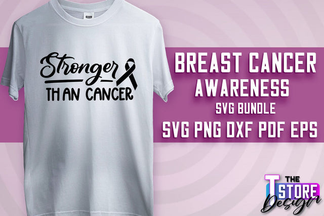 Breast Cancer Awareness | Breast Cancer SVG | Quotes Design | SVG File SVG The T Store Design 