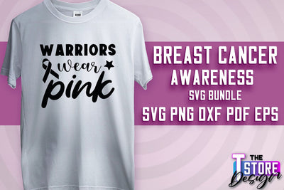 Breast Cancer Awareness | Breast Cancer SVG | Quotes Design | SVG File SVG The T Store Design 
