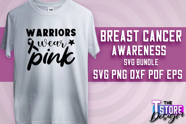 Breast Cancer Awareness | Breast Cancer SVG | Quotes Design | SVG File SVG The T Store Design 