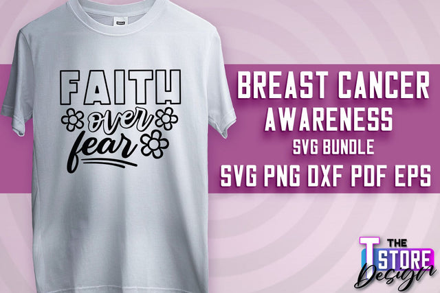 Breast Cancer Awareness | Breast Cancer SVG | Quotes Design | SVG File SVG The T Store Design 