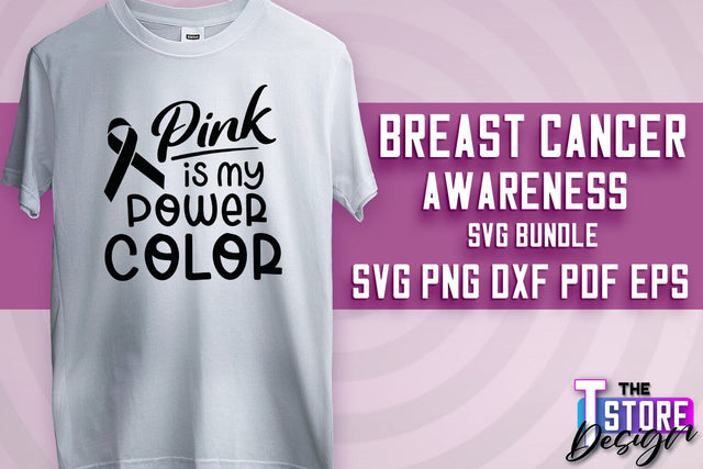 Breast Cancer Awareness | Breast Cancer SVG | Quotes Design | SVG File SVG The T Store Design 