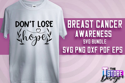 Breast Cancer Awareness | Breast Cancer SVG | Quotes Design | SVG File SVG The T Store Design 