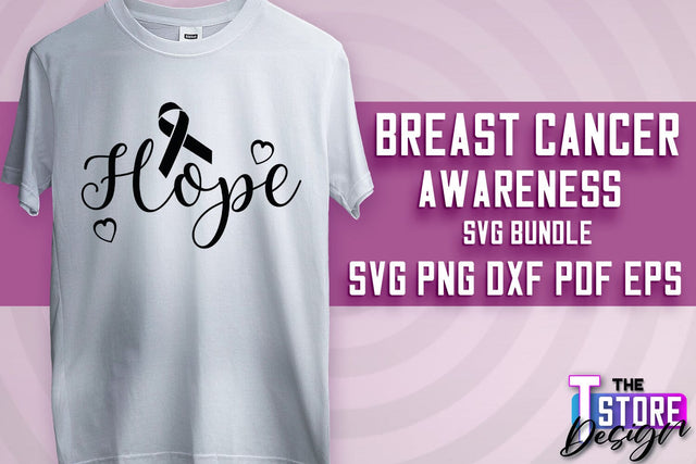 Breast Cancer Awareness | Breast Cancer SVG | Quotes Design | SVG File SVG The T Store Design 