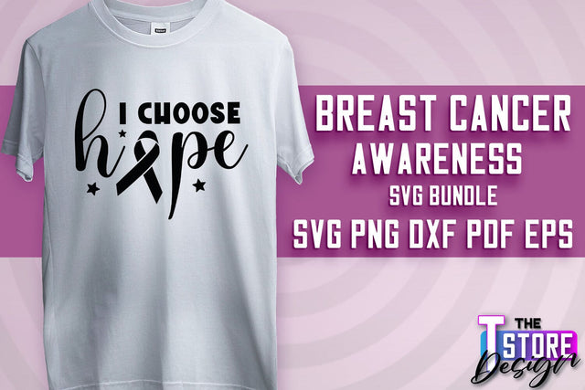 Breast Cancer Awareness | Breast Cancer SVG | Quotes Design | SVG File SVG The T Store Design 