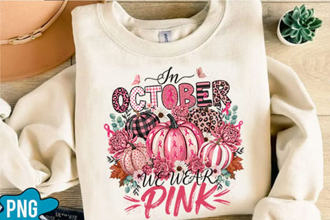 Breast Cancer Awareness Pumpkin PNG Designs Sublimation shah alam 