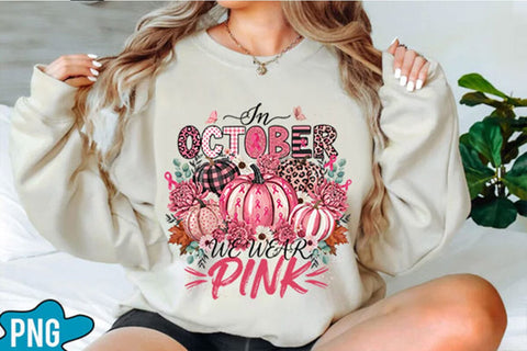 Breast Cancer Awareness Pumpkin PNG Designs Sublimation shah alam 