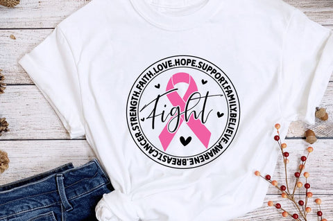 Breast Cancer Awareness SVG Bundle SVG Designangry 