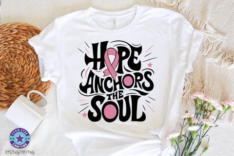 Breast Cancer Awareness SVG PNG, Breast Cancer Quote T-shirt Design SVG FiveStarCrafting 