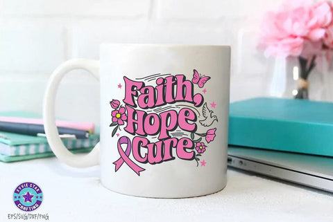 Breast Cancer Awareness SVG PNG, Breast Cancer Quote T-shirt Design SVG FiveStarCrafting 