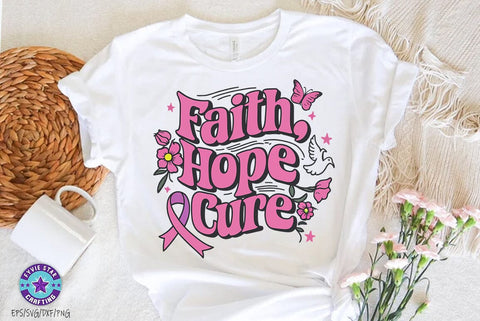 Breast Cancer Awareness SVG PNG, Breast Cancer Quote T-shirt Design SVG FiveStarCrafting 