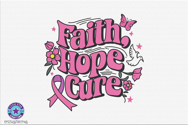 Breast Cancer Awareness SVG PNG, Breast Cancer Quote T-shirt Design SVG FiveStarCrafting 