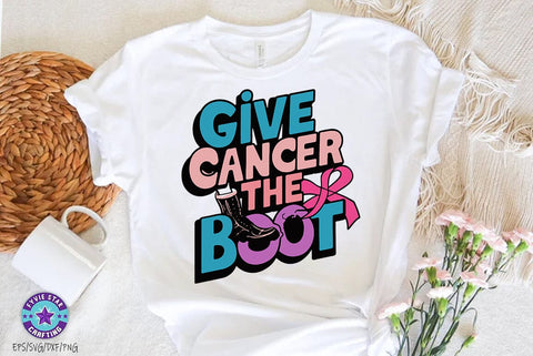 Breast Cancer Awareness SVG PNG Bundle, Breast Cancer Quote T-shirt Design SVG FiveStarCrafting 