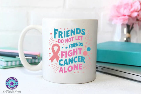 Breast Cancer Awareness SVG PNG Bundle, Breast Cancer Quote T-shirt Design SVG FiveStarCrafting 