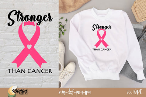 BREAST CANCER Bundle. Motivational Quotes SVG SVG Evgenyia Guschina 