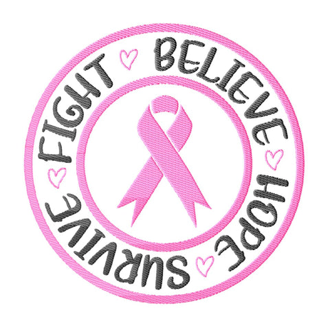 Breast Cancer Embroidery Designs Bundle - 24 Designs, Breast Cancer Awareness Embroidery Patterns, Pink Awareness Ribbon PES Files Embroidery/Applique DESIGNS HappyDesignStudio 