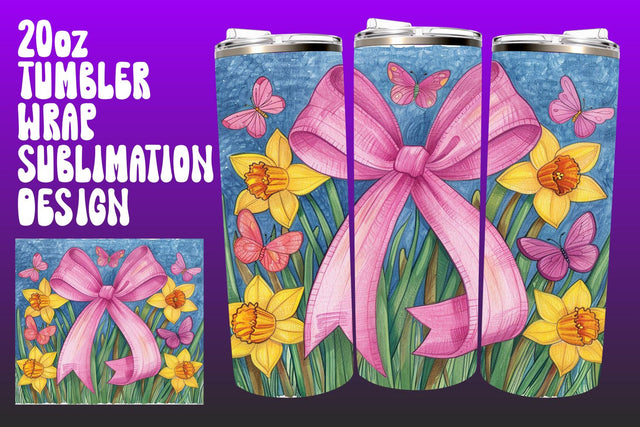 Breast Cancer Floral Tumbler Wrap Sublimation afrosvg 